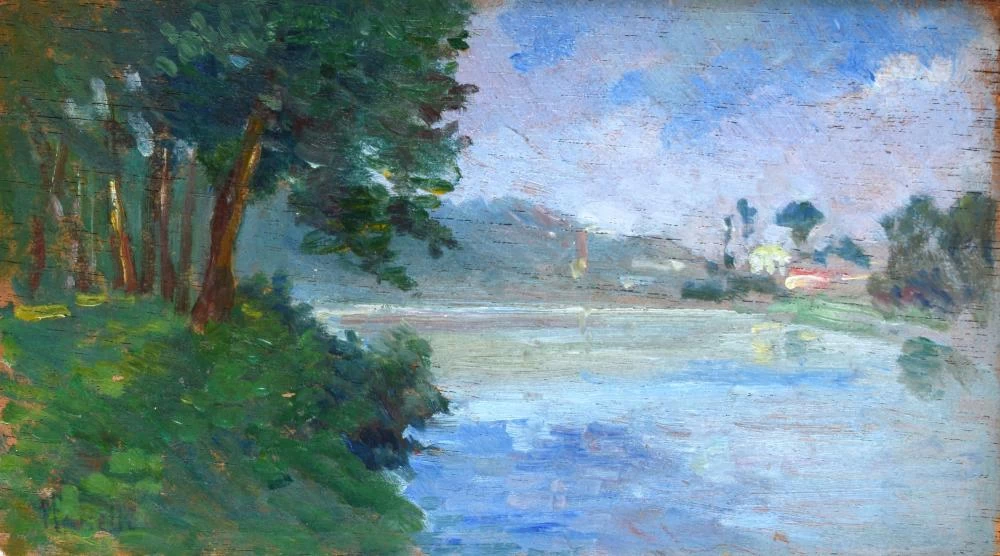 Paesaggio lacustre, 1917